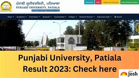 punjabiuniversity ac in results.
